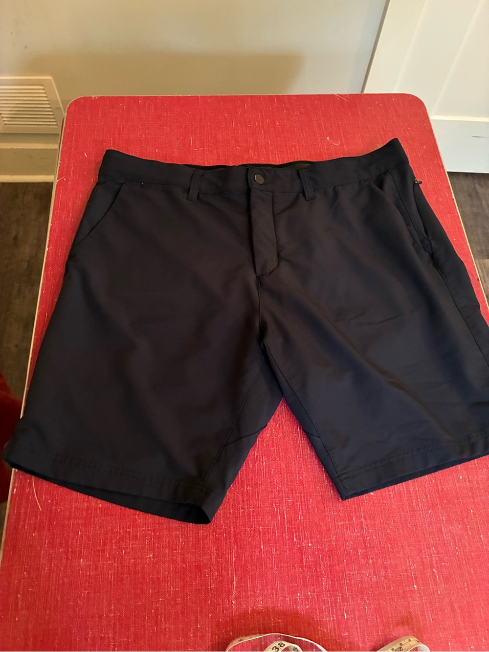 Kyodan Dark Navy Blue Golf Sport Athletic Performance Shorts Pockets No Slip 38